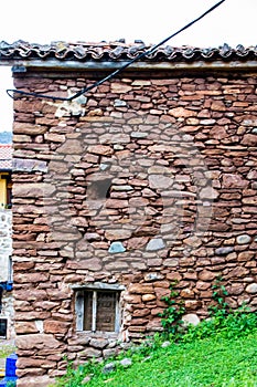 Traditional stone house in Spanish village