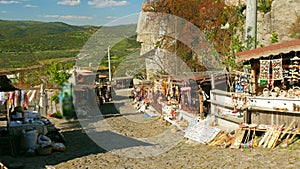 traditional stone houses old turkish villages around Assos, Canakkale, Turkey