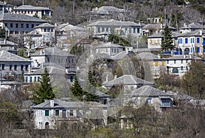 Traditional stone houses in the Vitsa village, one of the largest villages of central Zagori