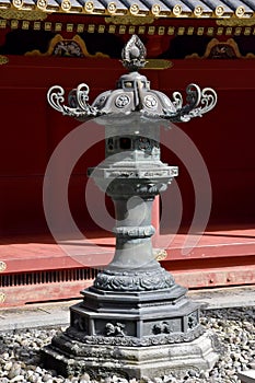 Traditional stone lantern in Japan