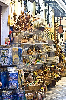 Traditional stores in Greece