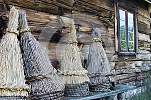 Traditional straw covering for flowers, Kaszuby, P