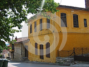 Traditional street in Didymoteicho Thrace Greece