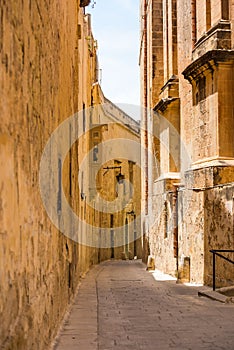 Traditional street in Mdina