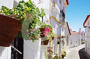 Traditional street of Moura village photo