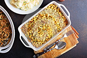 Traditional stuffing for Thanksgiving