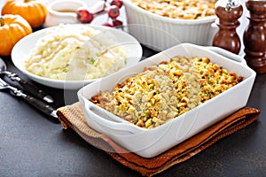 Traditional stuffing for Thanksgiving
