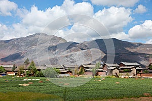 Traditional style chinese village in China