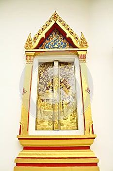 Traditional style church door