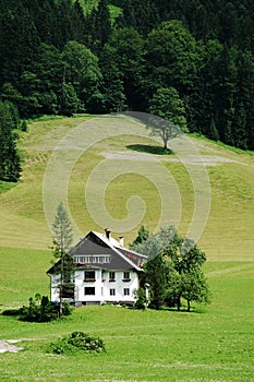 A traditional submontane cottage in Austria