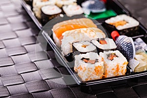 Traditional sushi box