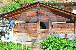 Traditional Swiss Mountain Chalet Farm