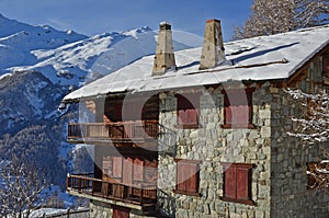 Traditional Swiss Mountain House