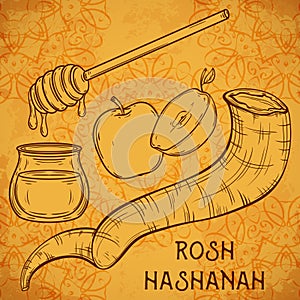 Traditional symbols of Rosh Hashanah