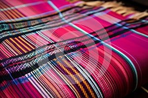 Traditional T\'boli T\'nalak Weaving. Intricate patterns of T\'boli T\'nalak weaving, geometric motifs photo