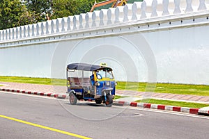 Traditional taxi tuk-tuk in Bangkok