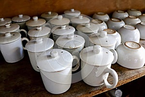 Traditional tea cups