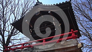 Traditional temple at the Aizenin tmeple in Tokyo