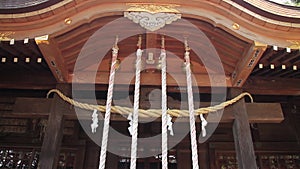 Traditional temple at Hikawa shrine in Tokyo