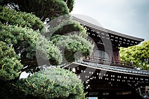 Traditional temple in Kyoto, Japan