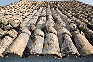 Traditional terracotta tiled roof