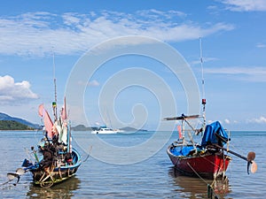 Traditional thai boats