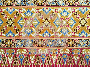 Traditional Thai fabric pattern