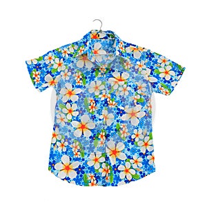 Traditional thai flower shirt