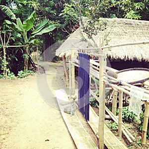 Traditional Thai hilltribe cotton dye