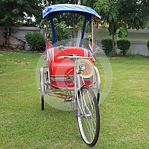 Traditional Thai Rickshaw or tricycle