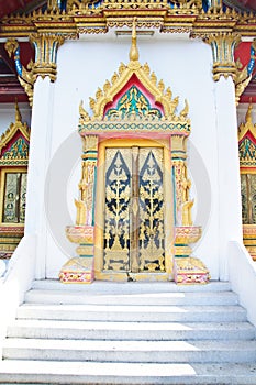 Traditional Thai style carving and painting art