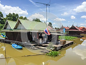 Traditional Thai Style Floating House