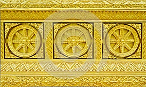 Traditional Thai style molding art