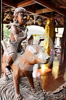 Traditional Thai style one of 12 Zodiac