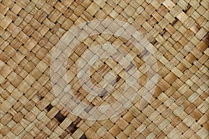 traditional thai style pattern nature background of brown handicraft weave texture bamboo surface for furniture materia