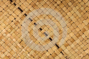 traditional thai style pattern nature background of brown handicraft weave texture bamboo surface for furniture materia