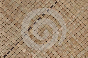 traditional thai style pattern nature background of brown handicraft weave texture bamboo surface for furniture materia