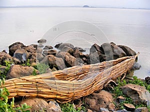 Traditional thatch boat