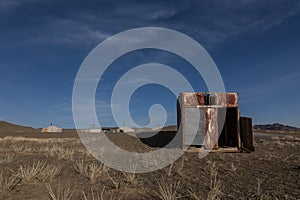 Traditional toilet IN MONGOLIA