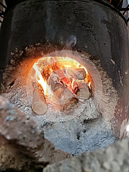 Traditional Tool For Cooking Using a Fire Stove