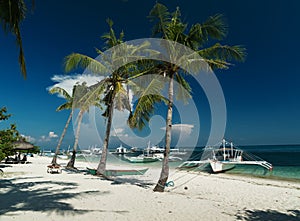 Traditional tourist boats - Malapascua Island - Philippines