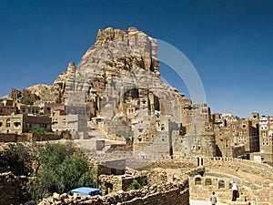 Traditional town of Thula, Yemen