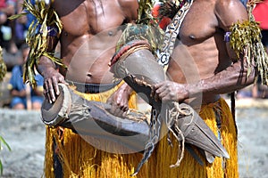 Traditional tribal dance at mask festival