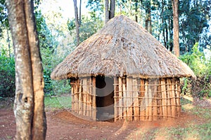 Traditional, tribal house of Kenyan people