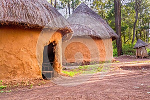 Traditional, tribal hut of Kenyan people, Nairobi, Kenya