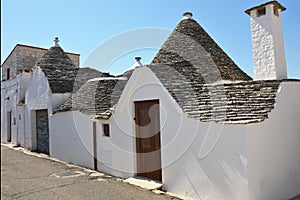 Traditional trulli houses, Alberobello, Italy