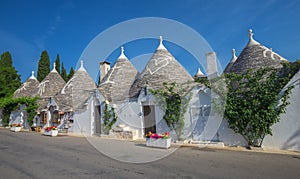 Traditional trulli houses, Alberobello, Puglia, Southern Italy