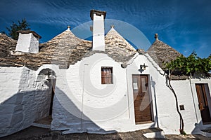 Traditional trulli houses, Alberobello, Puglia, Southern Italy