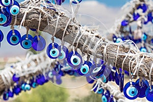 Traditional Turkish amulets from the evil eye are nazar, or blue eye. Protects from the evil eye.