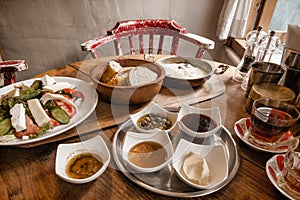 Traditional Turkish Anatolian Breakfast